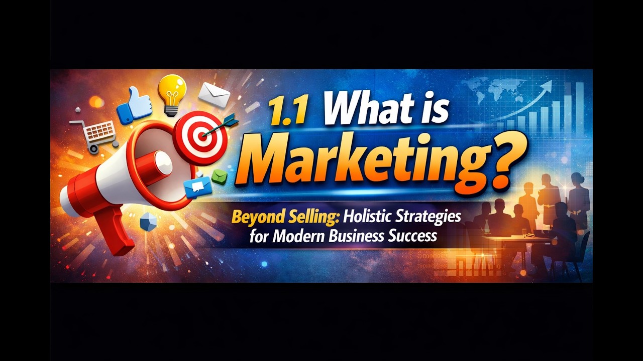 1.1 What is Marketing? | Beyond Selling: Holistic Strategies for Modern Business Success