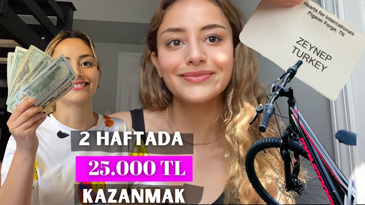Work and Travel İLK PAYCHECK | Walmart'dan Bisiklet Aldım | Klisede Bedava Yemek | VLOG