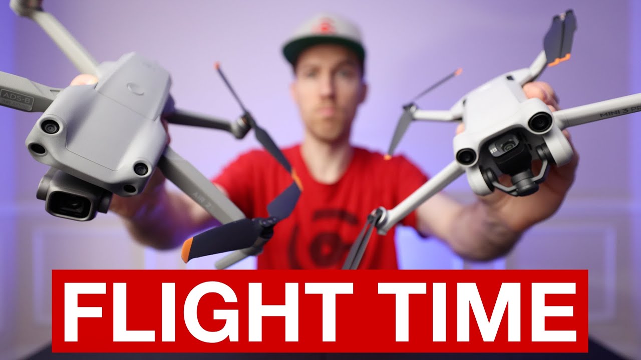 Battery Life Test - DJI MINI 3 PRO vs AIR 2S