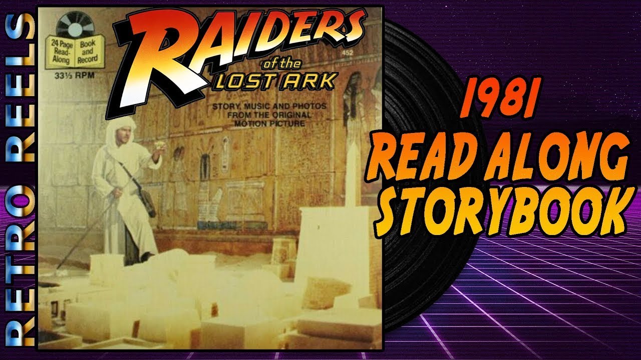 Raiders of the Lost Ark- 1981 Read Along Story Book