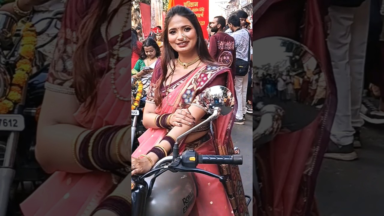 गिरगाव गुढीपाडवा शोभायात्रा 2024 Girgaon Shobhayatra 2024 #ytshorts #gudipadwa @AdinyaVlogs