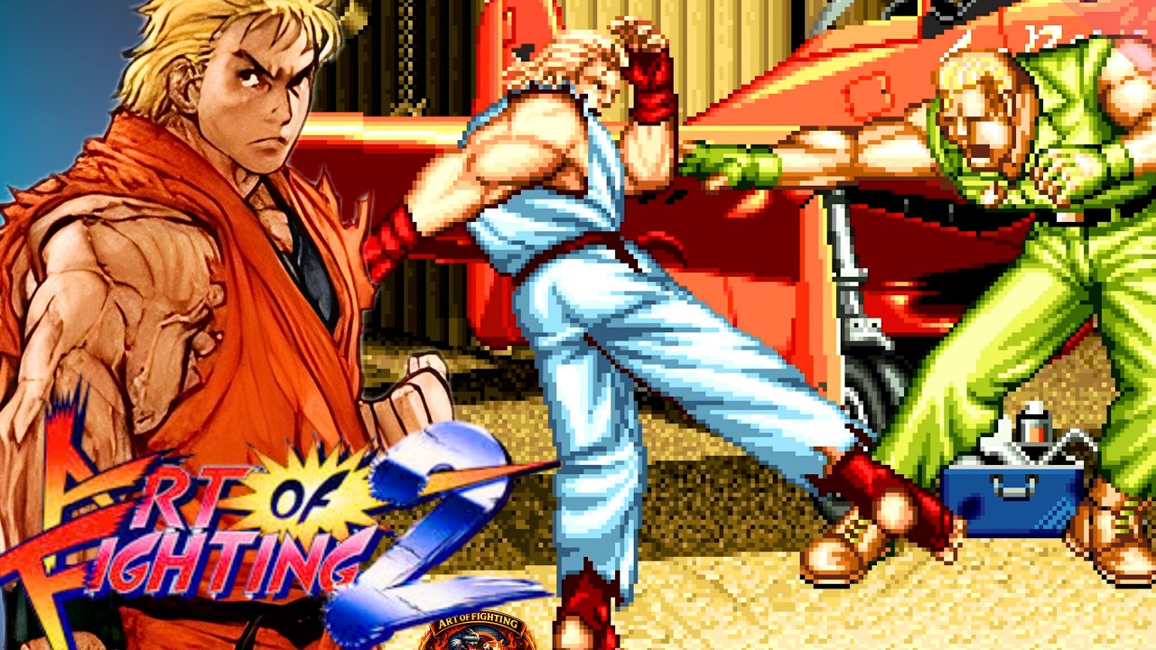 Ryo Sakazaki vs John Crawley - High Level Matches | Art of Fighting 2