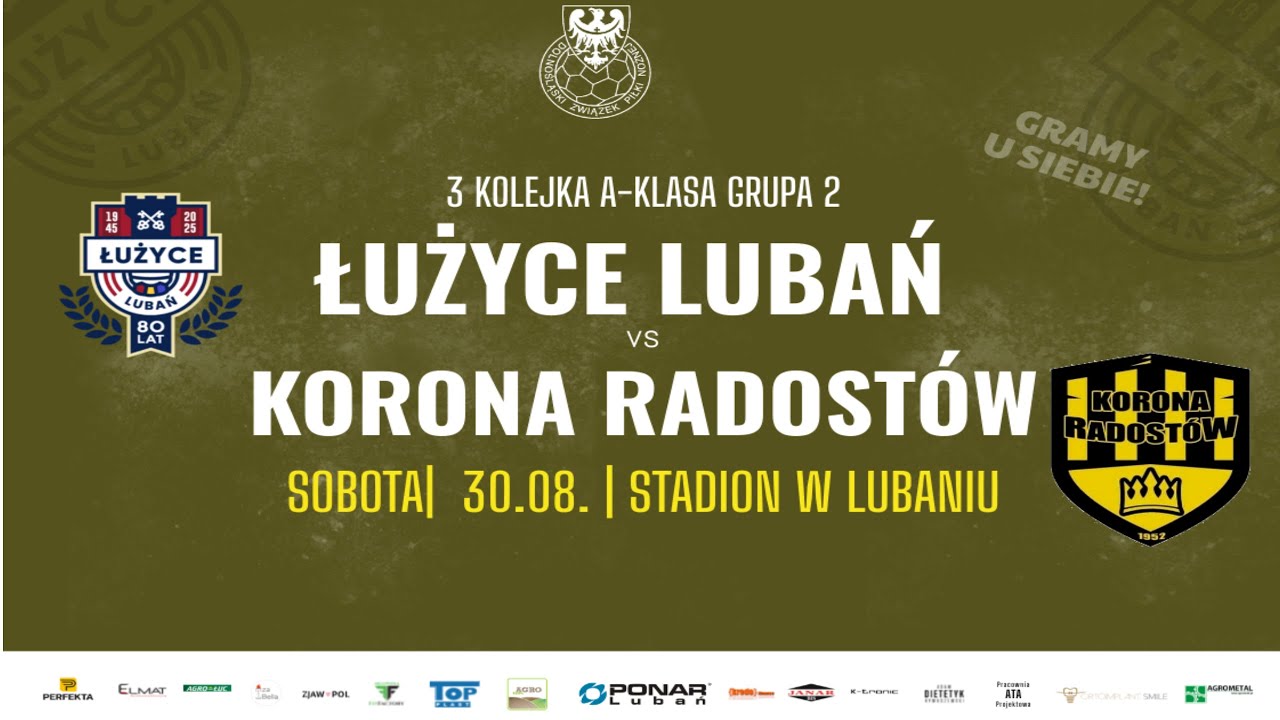 SKR&Oacute;T MECZU   Łużyce Lubań II - Korona Radost&oacute;w