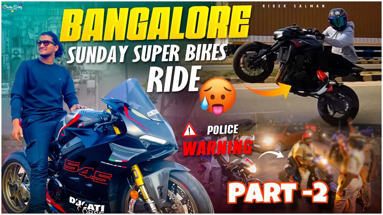 Super Bikes in Bangalore — Crazy Dhoom Vibes on Sunday Ride!