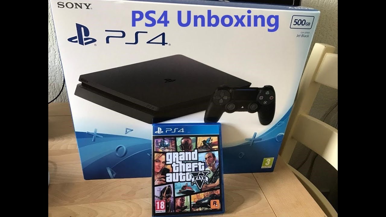 PS4 Slim Unboxing