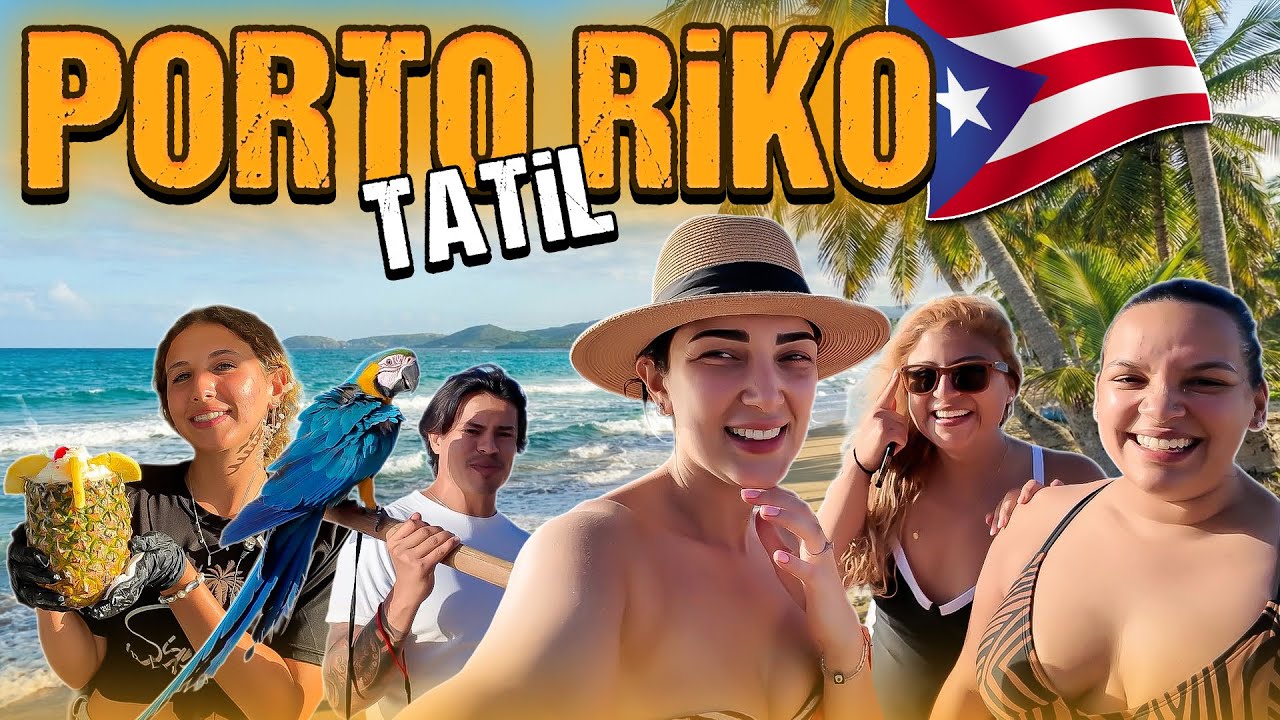 Kız Kıza Puerto Rico’ya Gittik… Olanlar Oldu 😂🇵🇷