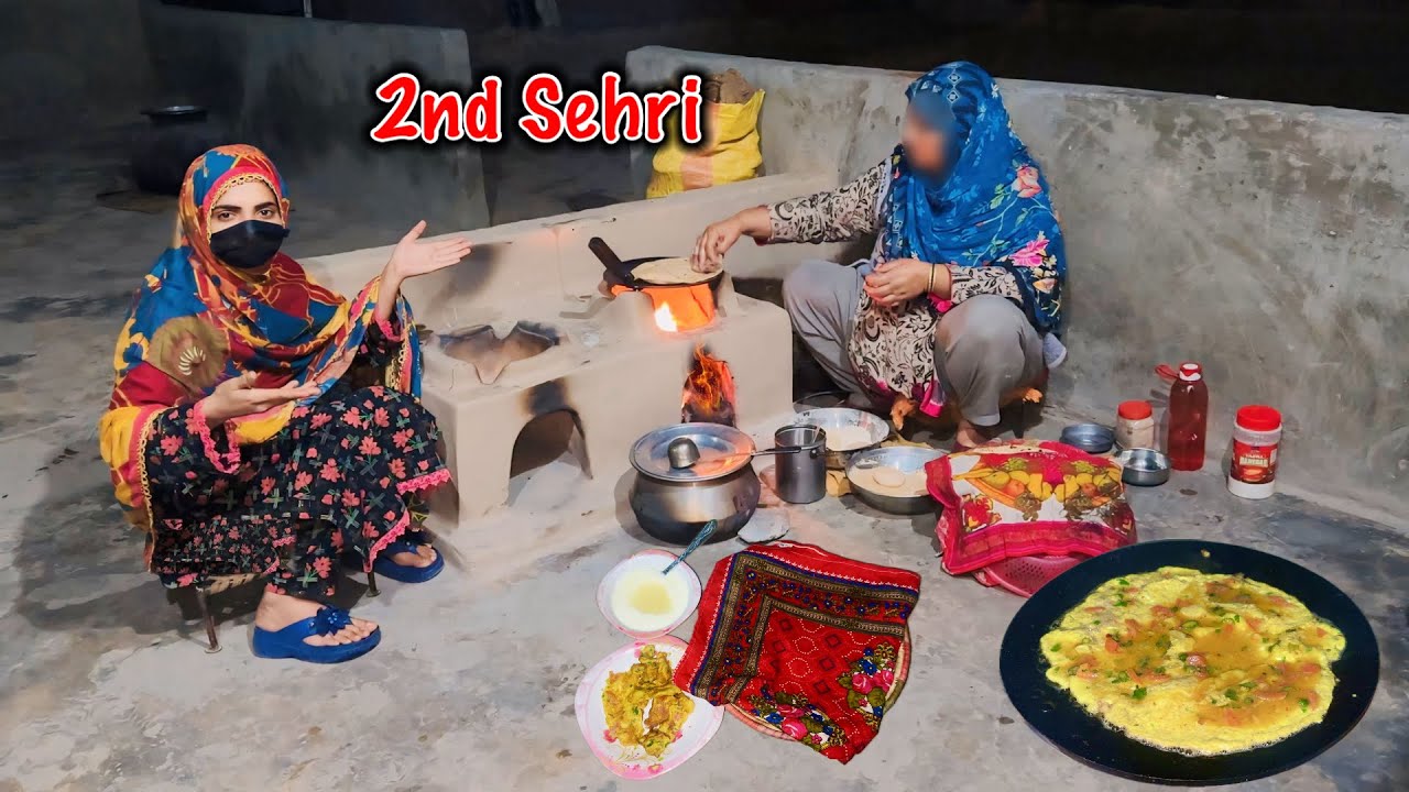 Aj Late Uthi Sehri Time 😳 Sehri in Village