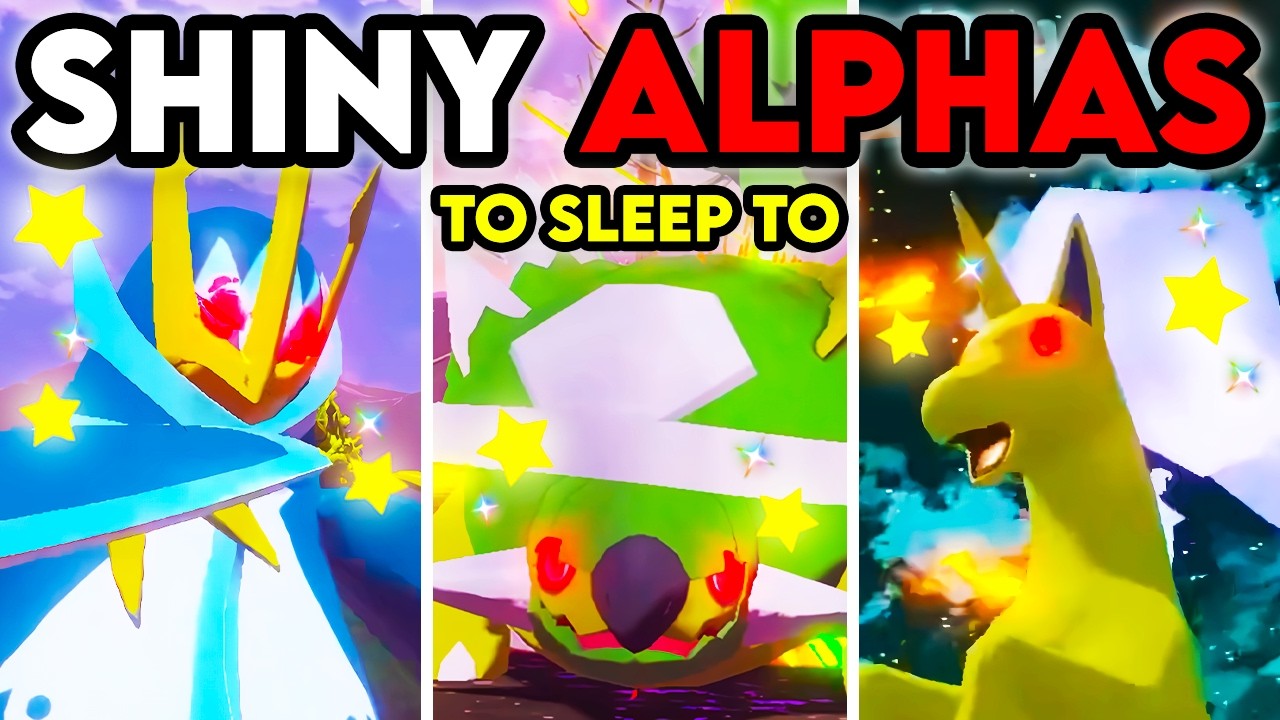 SHINY ALPHA POKEMON to Sleep to *FULL MOVIE*