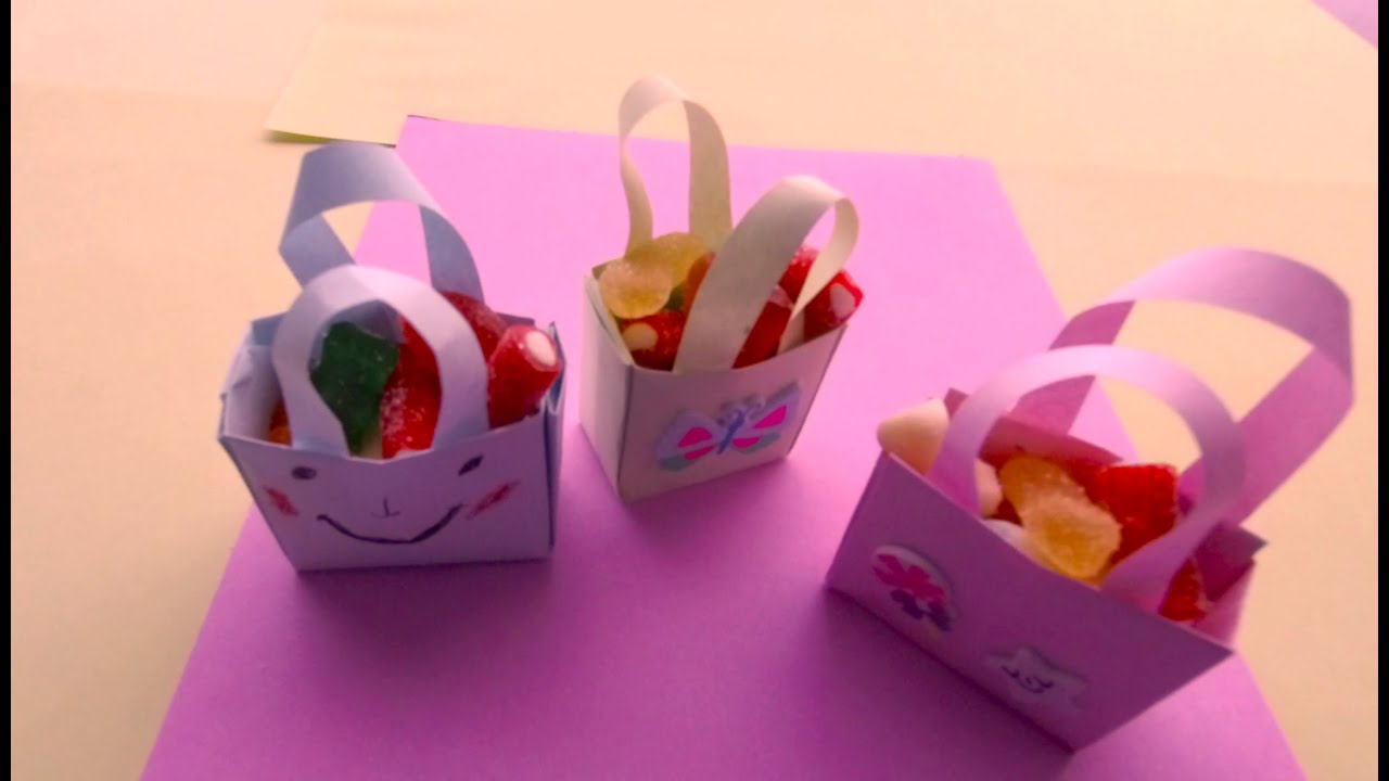 Bolsa de papel de Origami 🛍️ Cómo hacer bolsas de papel 🛍️ Bolsa de regalo