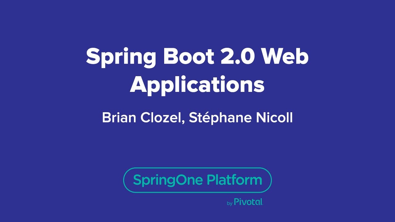 Spring Boot 2.0 Web Applications