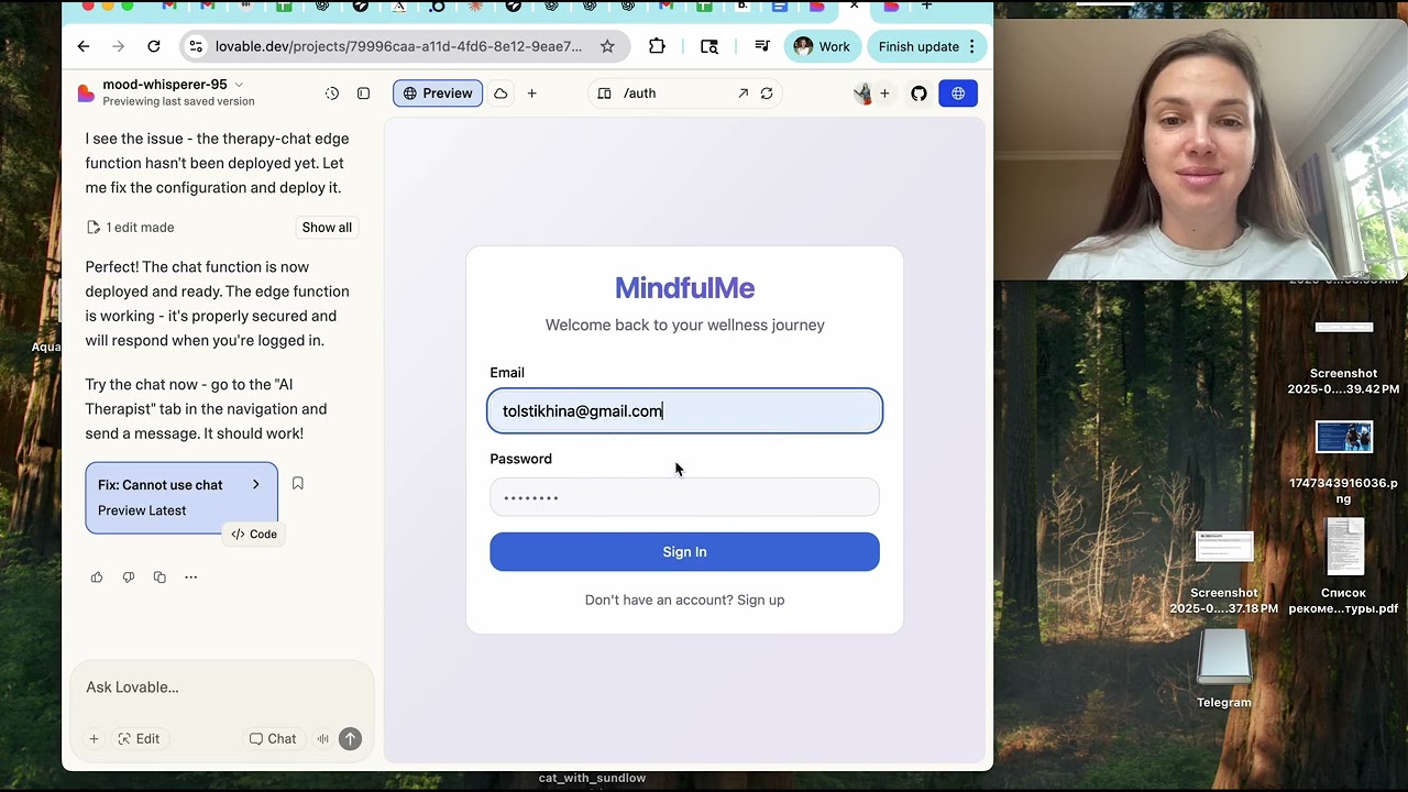 Vibe-coding: building a mental health app using Lovable