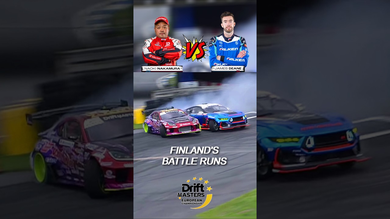 Naoki Nakamura VS James Deane🔥Drift Masters Finland 2025 Round 3 #drift #driftmasters #dmec