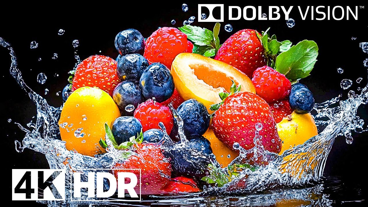 Видео 4K ULTRA HD 120 кадров в секунду &mdash; Fruit 4K Dolby Vision HDR