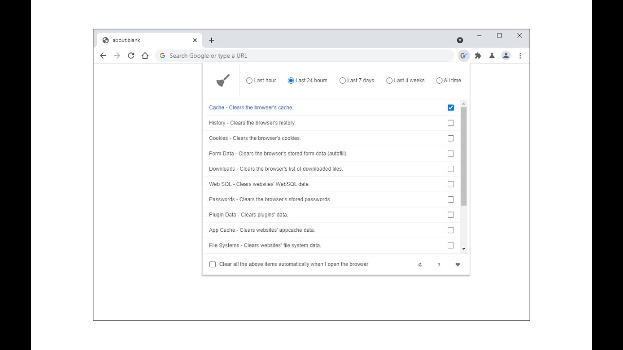 Cache Cleaner - Browser Extension Review