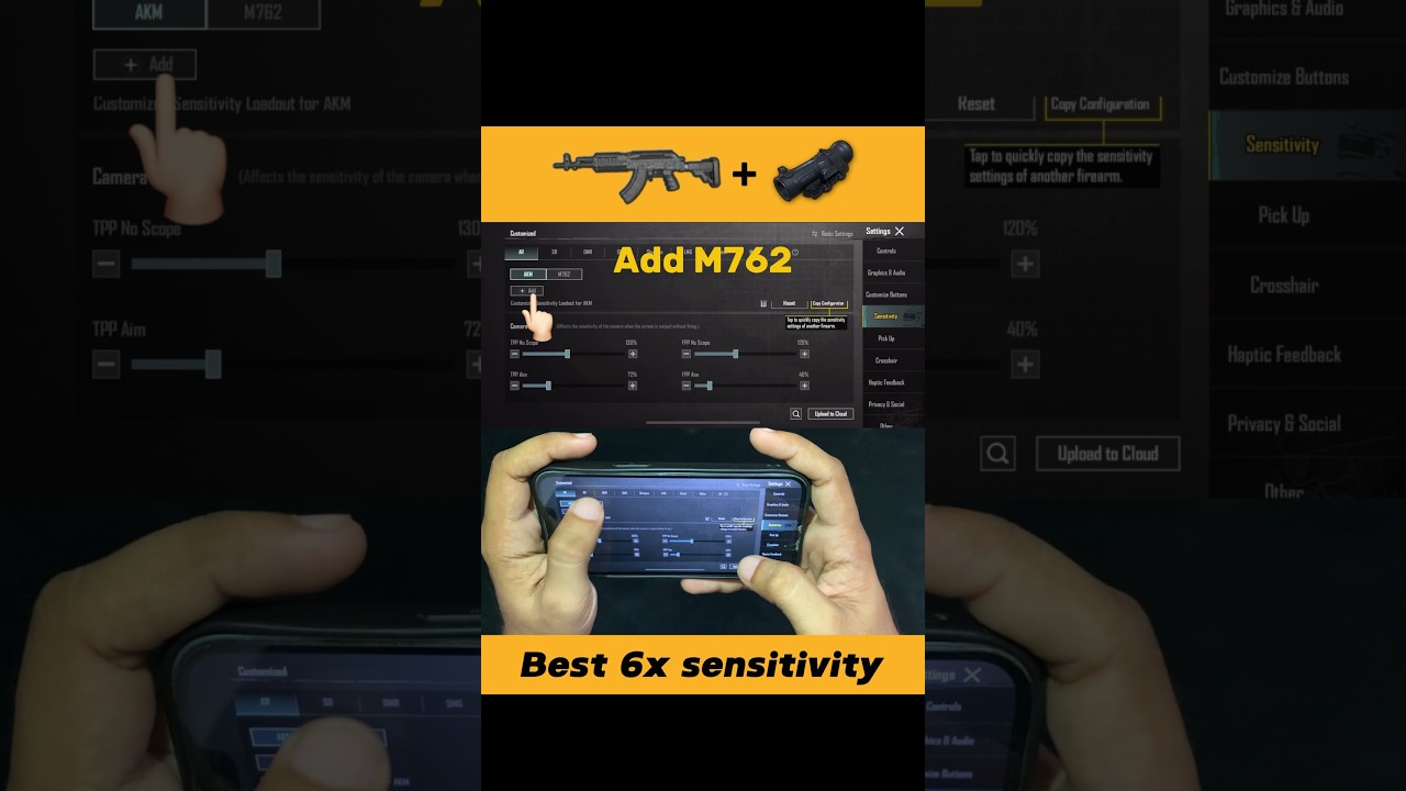 M762🔥6X Zero Recoil sensitivity | 6x no Recoil Spray| 4X Zero Recoil sensitivity|4x no Recoil Spray
