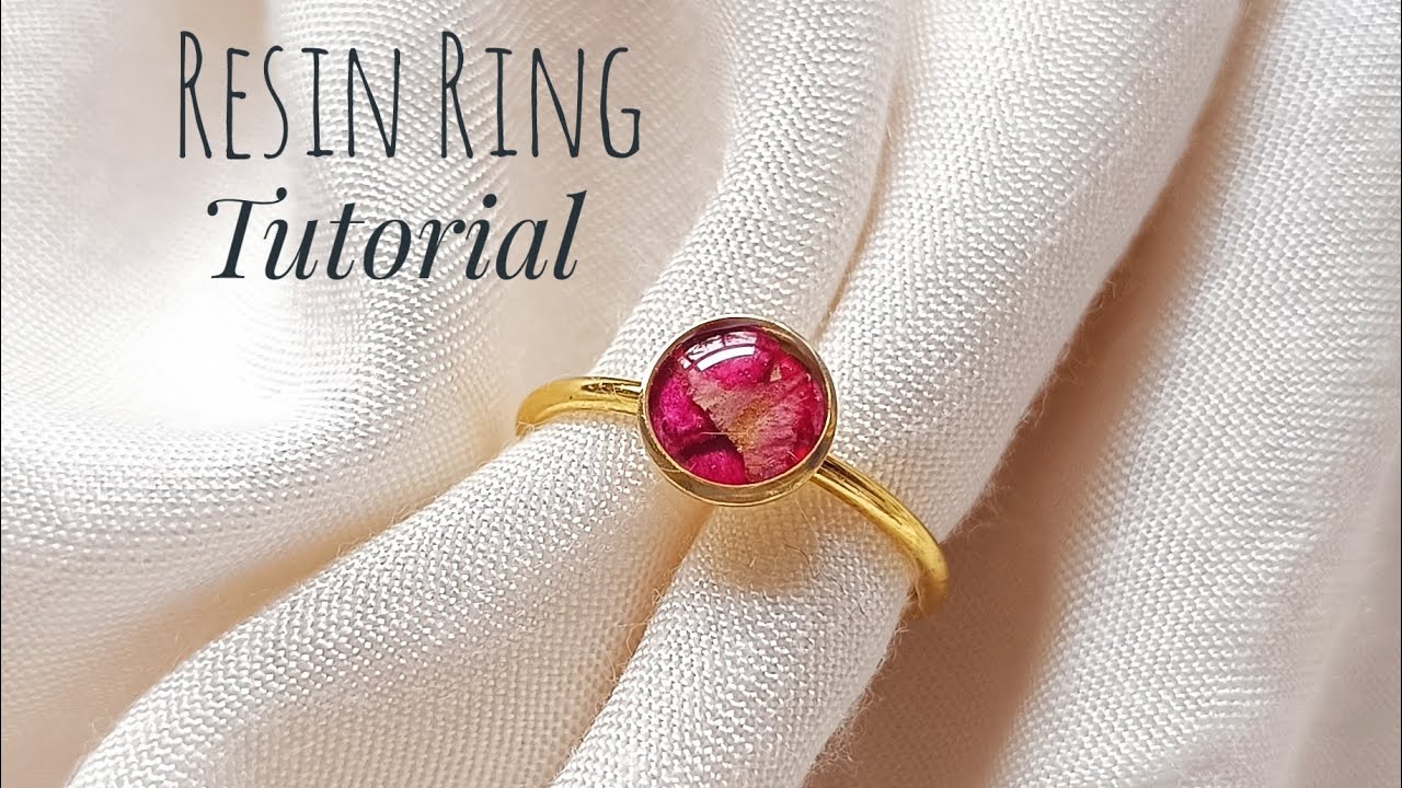 How to make a resin ring for beginners l Resin Tutorial l Handmade Jewellery l without UV resin