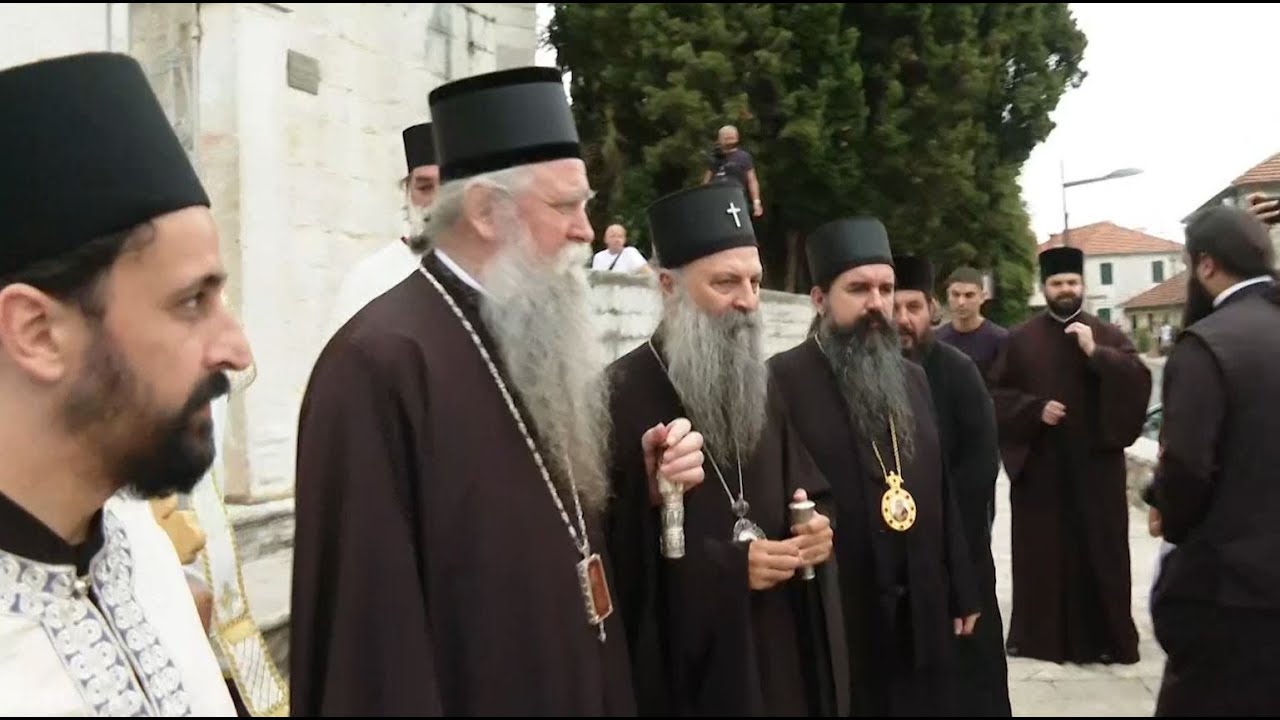 RTHN - Patrijarh Porfirije obišao crkvu sv. Spasa