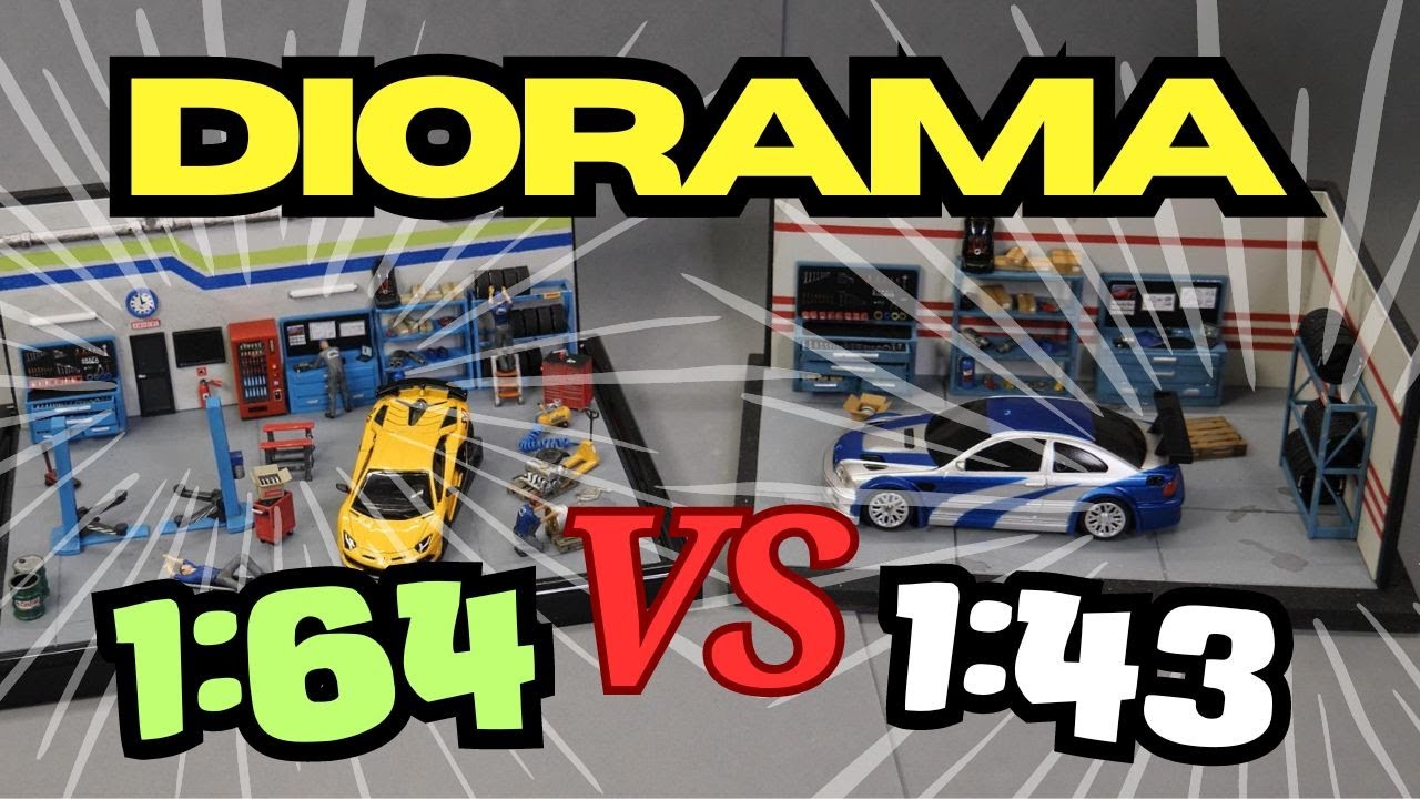 Diorama 1:64 VS 1:43