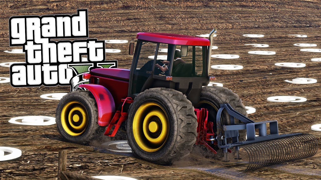 GTA 5 MOD FARMING SIMULATOR #1 - il nostro PRIMO CAMPO!