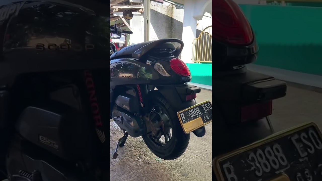 Honda scoopy sporty 2021 pajak panjang di 14.8 jt aja 🩶🖤 #jualmotor #honda #scoopy