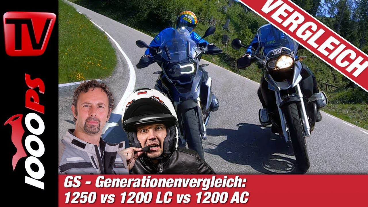 BMW GS Vergleich - Alt gegen neu - R 1250 GS vs 1200 LC vs 1200 AC - Generationenvergleich