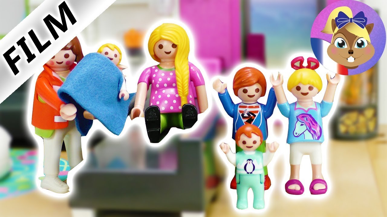 Film Playmobil en français | Naissance chez la famille Brie | La baby-sitter accouche chez les Brie
