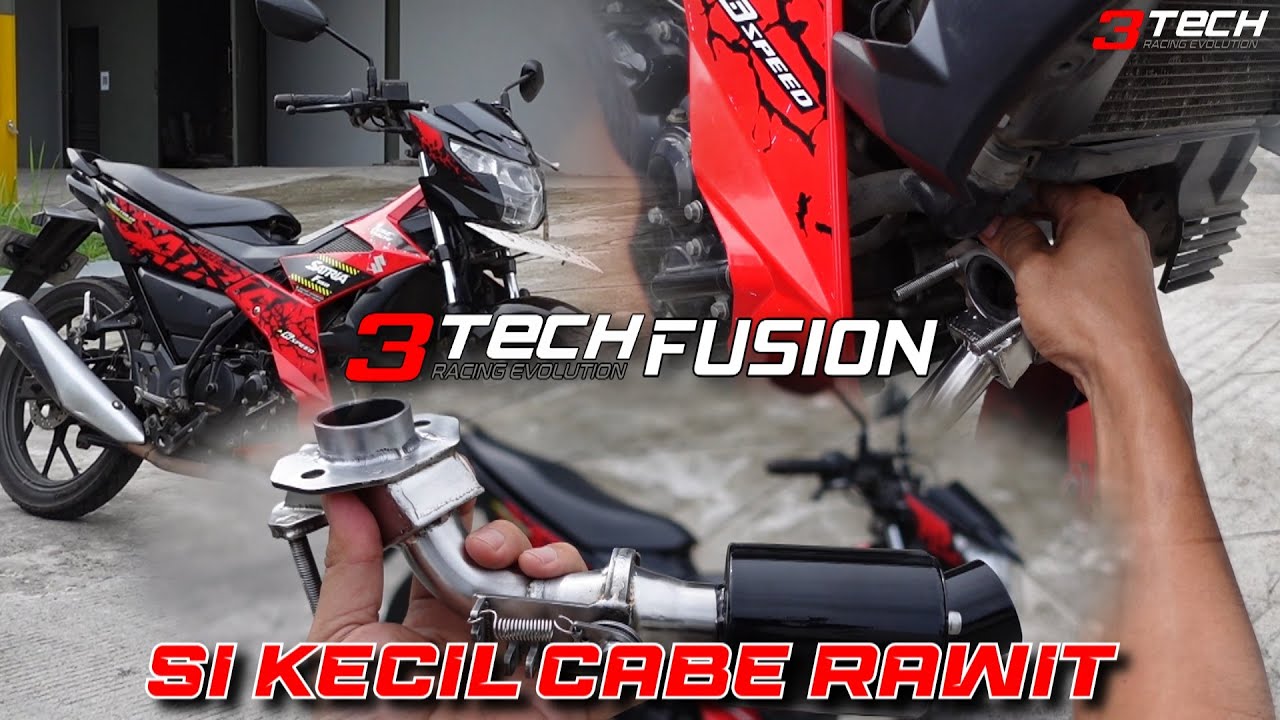 CARA PASANG SI KECIL CABE RAWIT! 3TECH FUSION SUZUKI SATRIA F150 #3techracingevolution