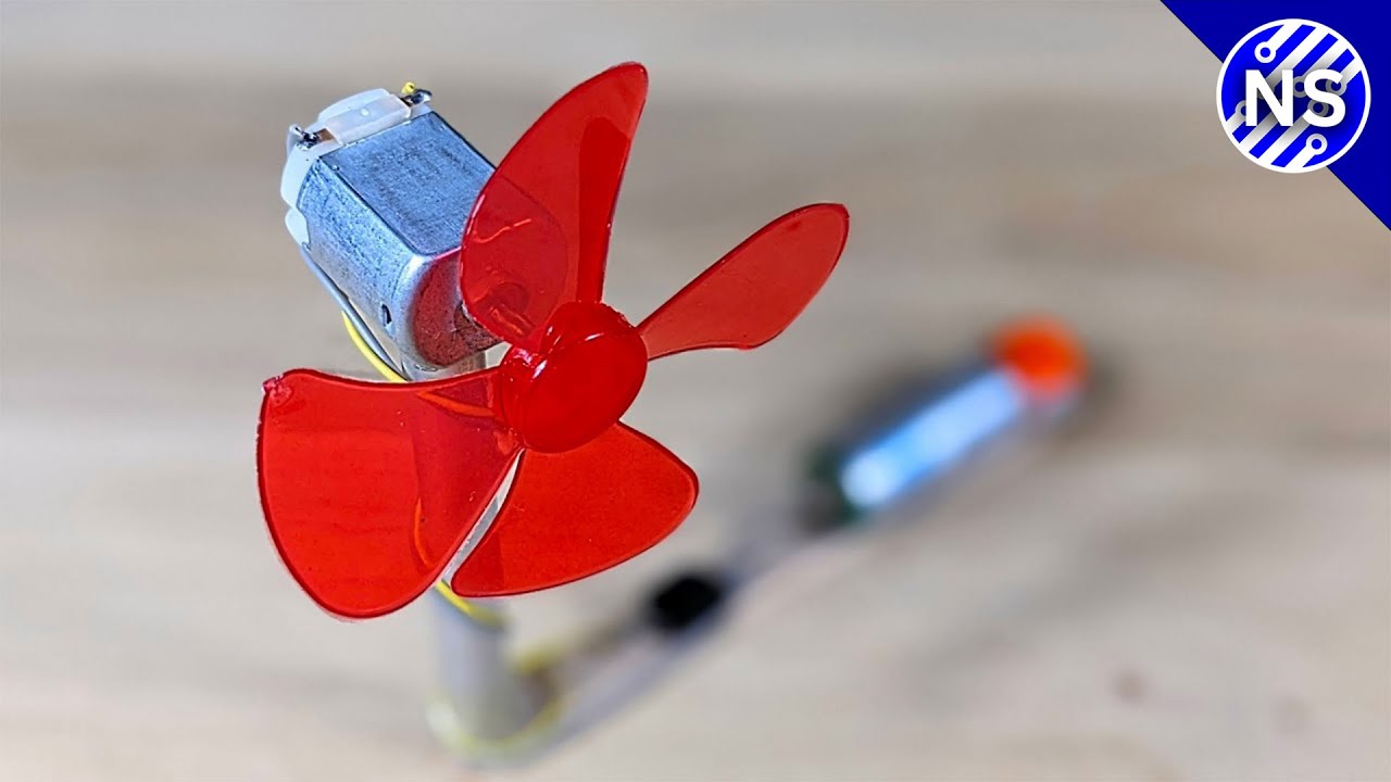 How to make a Mini Portable Electric Fan
