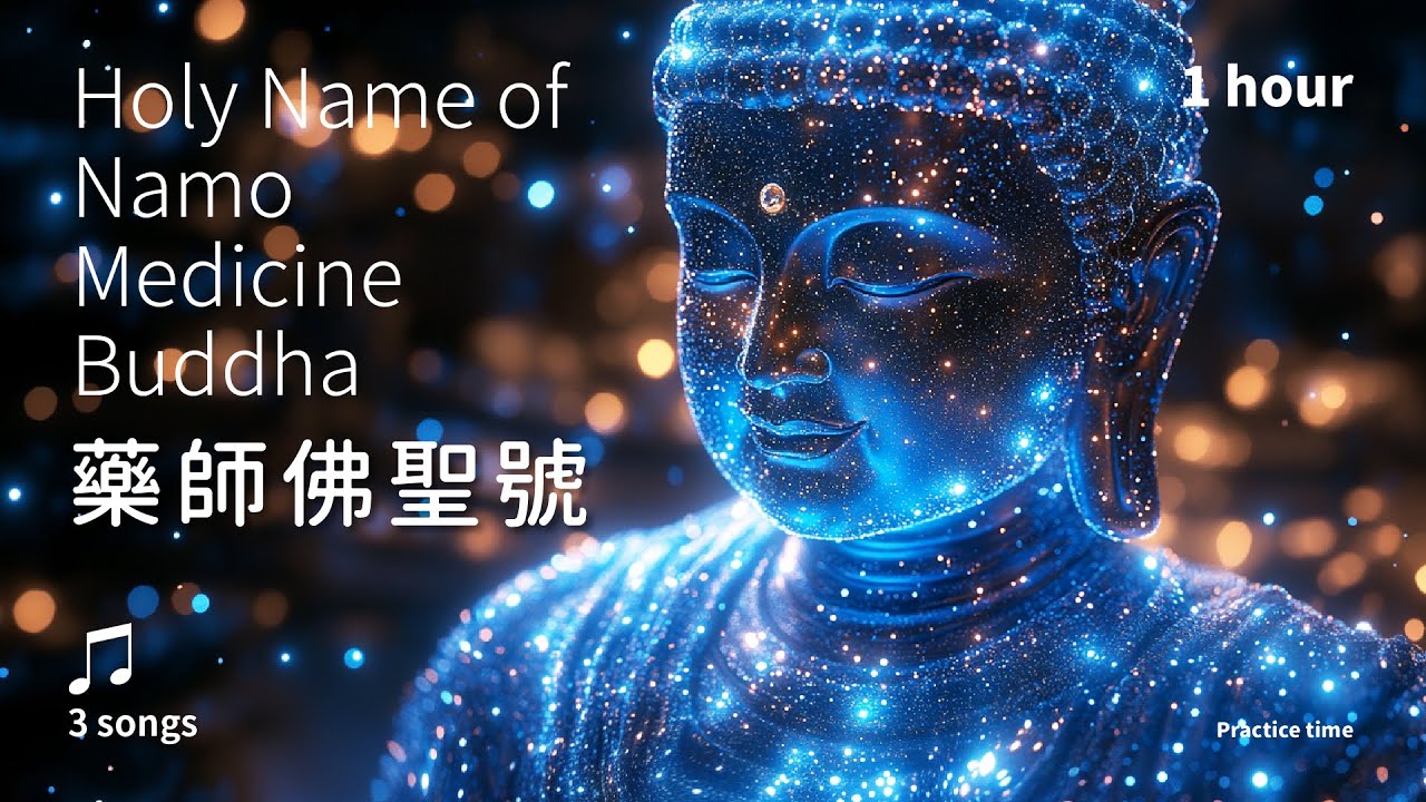 所求皆得，明徹無瑕的療癒聖藥《藥師佛聖號-南無藥師琉璃光如來》3首_溫和版1小時 | Holy Name of Namo Medicine Buddha