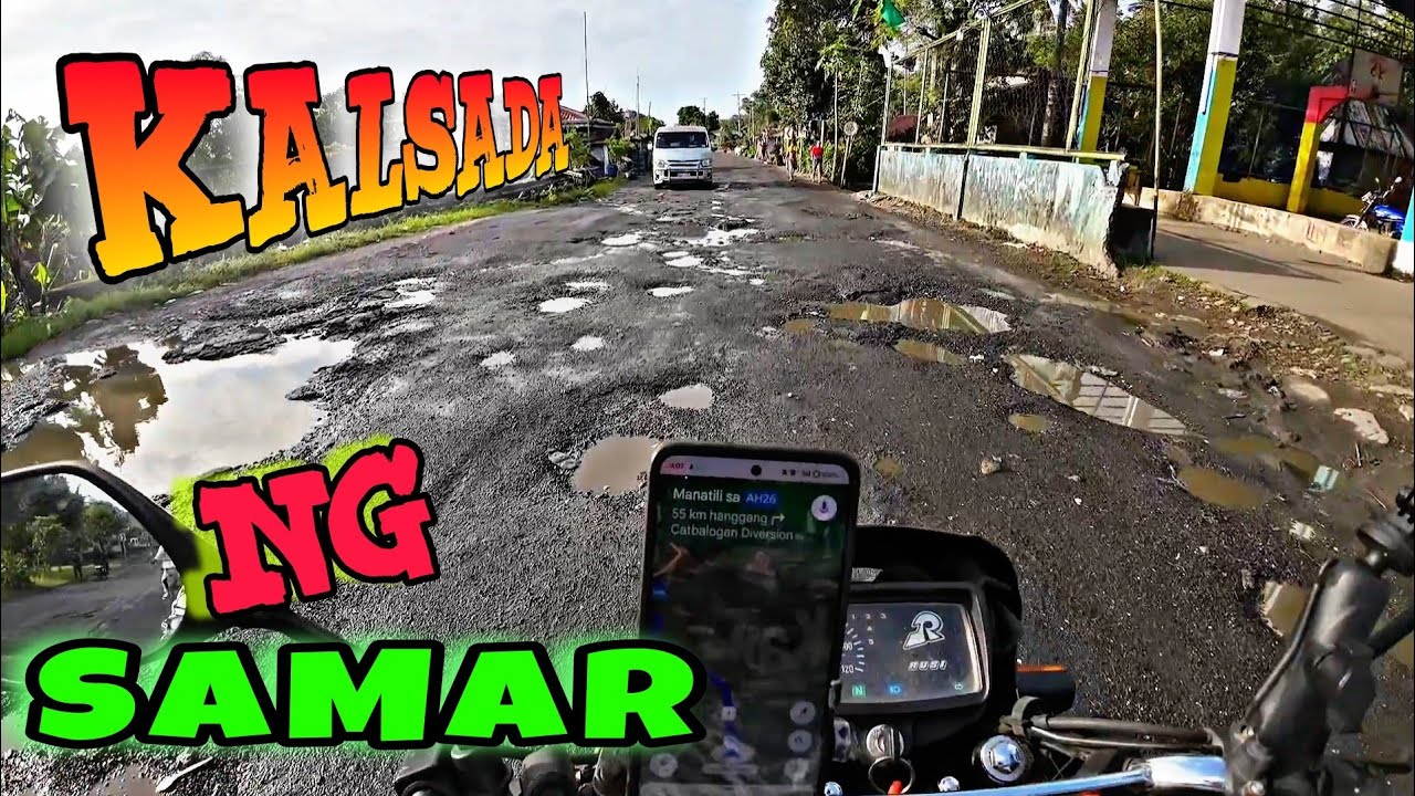 BABATNGON Leyte to Samar w/ OBR back ride Grabi lubak ng SAMAR #BossrikTV