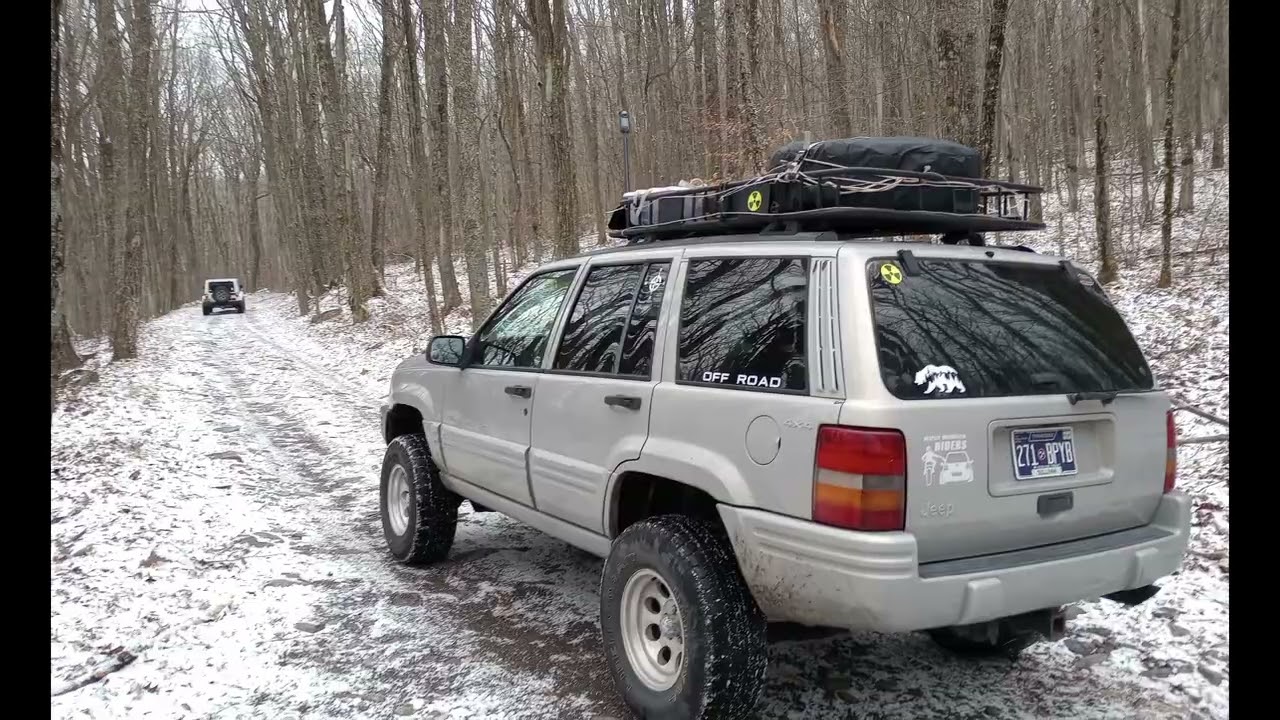 Jeep Wranglers and Grand Cherokee ZJ  on Scales Trail Feb26