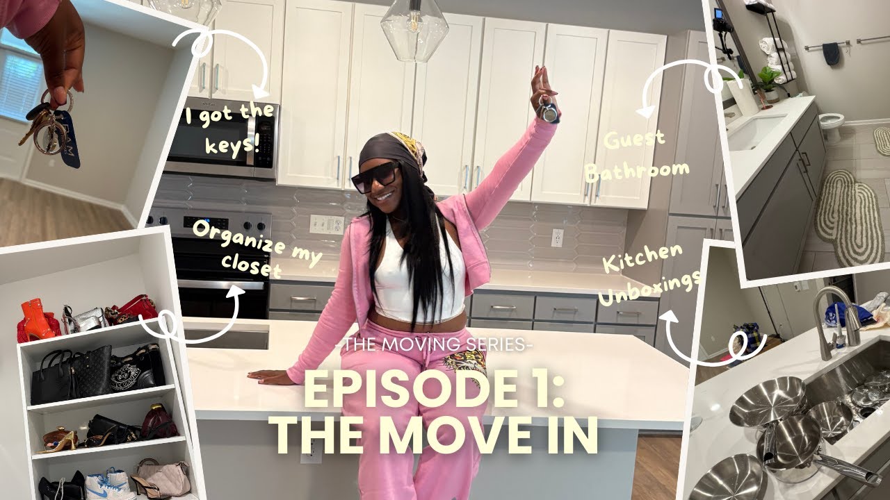 Moving Series Ep. 1|Empty APT Tour| Unboxings| Organize Closet| Moving to AL from ATL