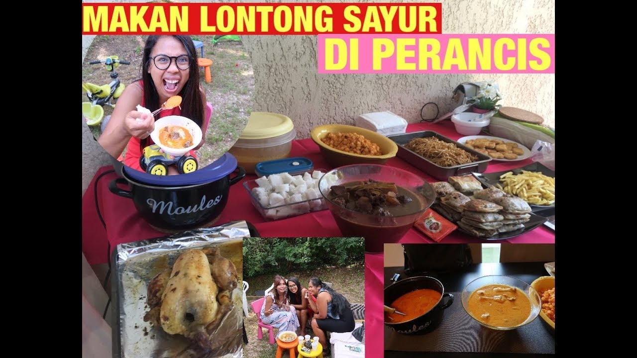 MAKAN MENU LEBARAN DI PERANCIS || BAKSO || LONTONG SAYUR || OPOR AYAM
