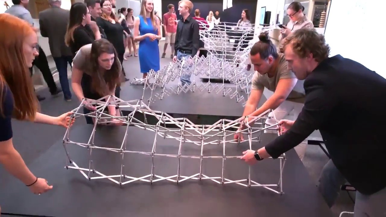 Deployable Pavilion_transtudio 2018_Instructor: Negar Kalantar _Texas A&M_Department of Architecture
