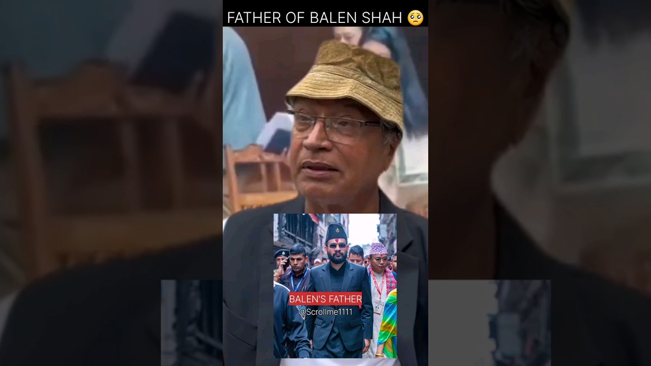 BALEN'S FATHER IS SO PROUD OF HIM 🥺🫡 | FIRST TIME IN MEDIA #ytshorts #shorts #balenshah #nepalinews