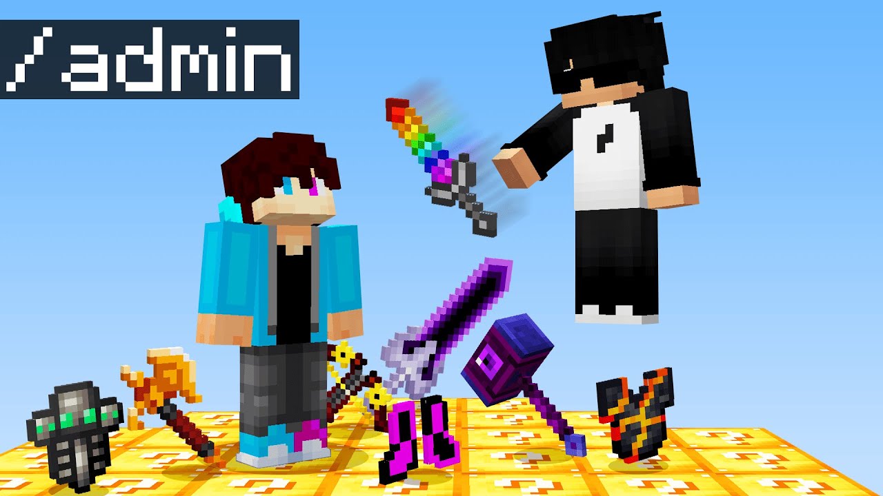 Valsspelen Met /ADMIN In Een Lucky Block Oorlog