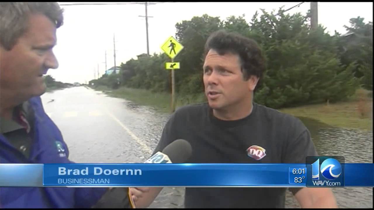 Team Coverage of hurricane aftermath in OBX