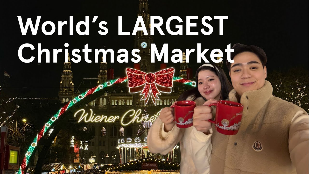Christmas Market ที่ใหญ่ที่สุดในโลก!!! Vienna, Austria | PeaSarit Vlog EP.1