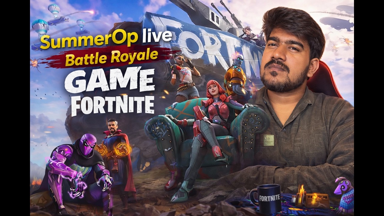 FORTNITE BATTLE AND ALL MODS PLAY  | LIVE WITH SUMMEROP