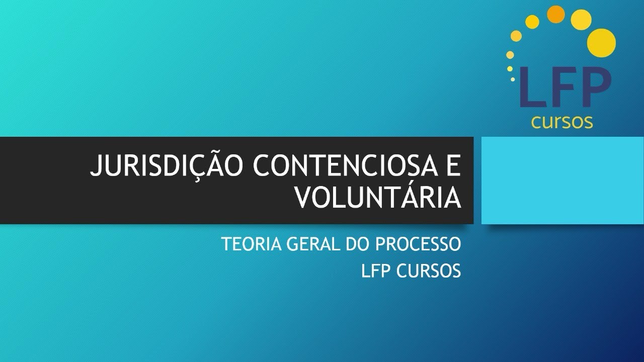 Teoria Geral do Processo. Jurisdi&ccedil;&atilde;o contenciosa e volunt&aacute;ria.  #processocivil #direito #saibamais