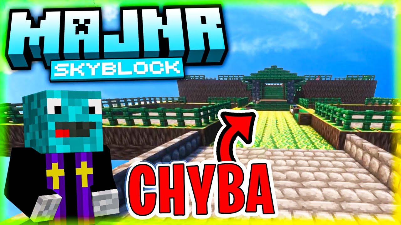 UDĚLAL JSEM VELKOU CHYBU!😱| MAJNR SKYBLOCK ZÁZNAM #4 |  Morry