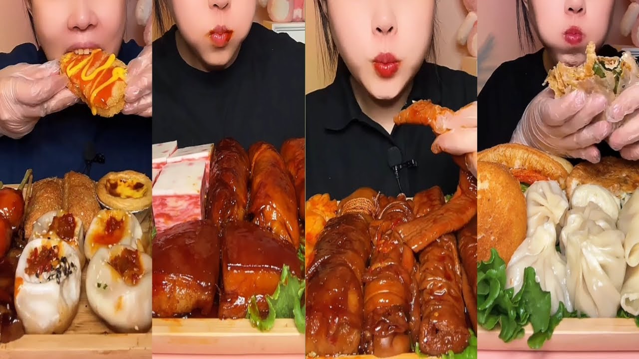 Chinese ASMR Mukbang  Relaxing eating sounds with delicious Chinese food so satisfying and tasty!