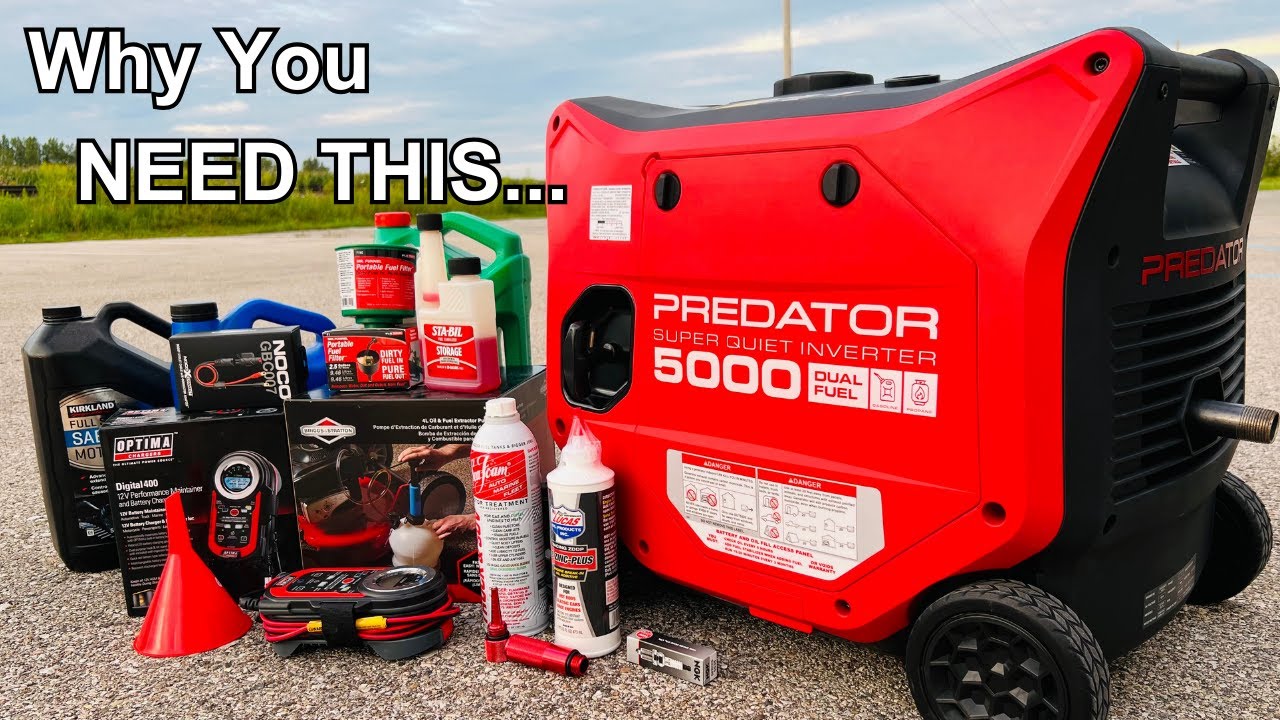 10 самых важных аксессуаров для вашего инверторного генератора Predator 5000 Harbor Freight