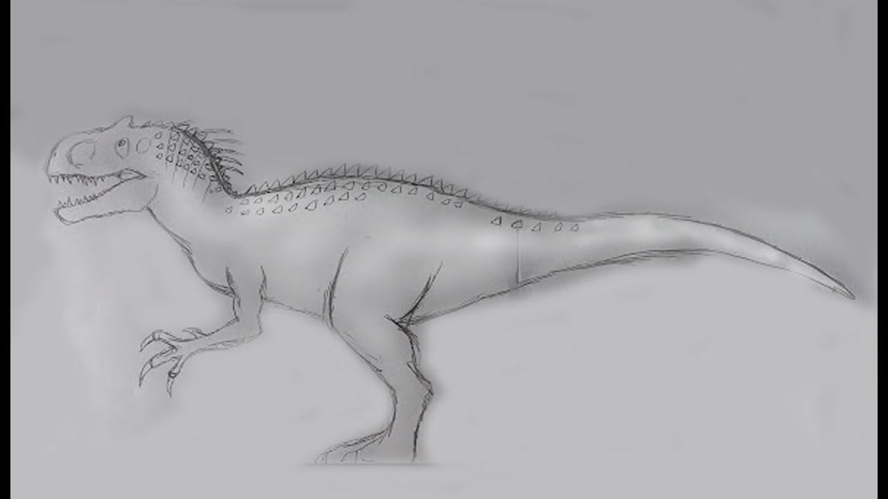 Como desenhar indomunus rex