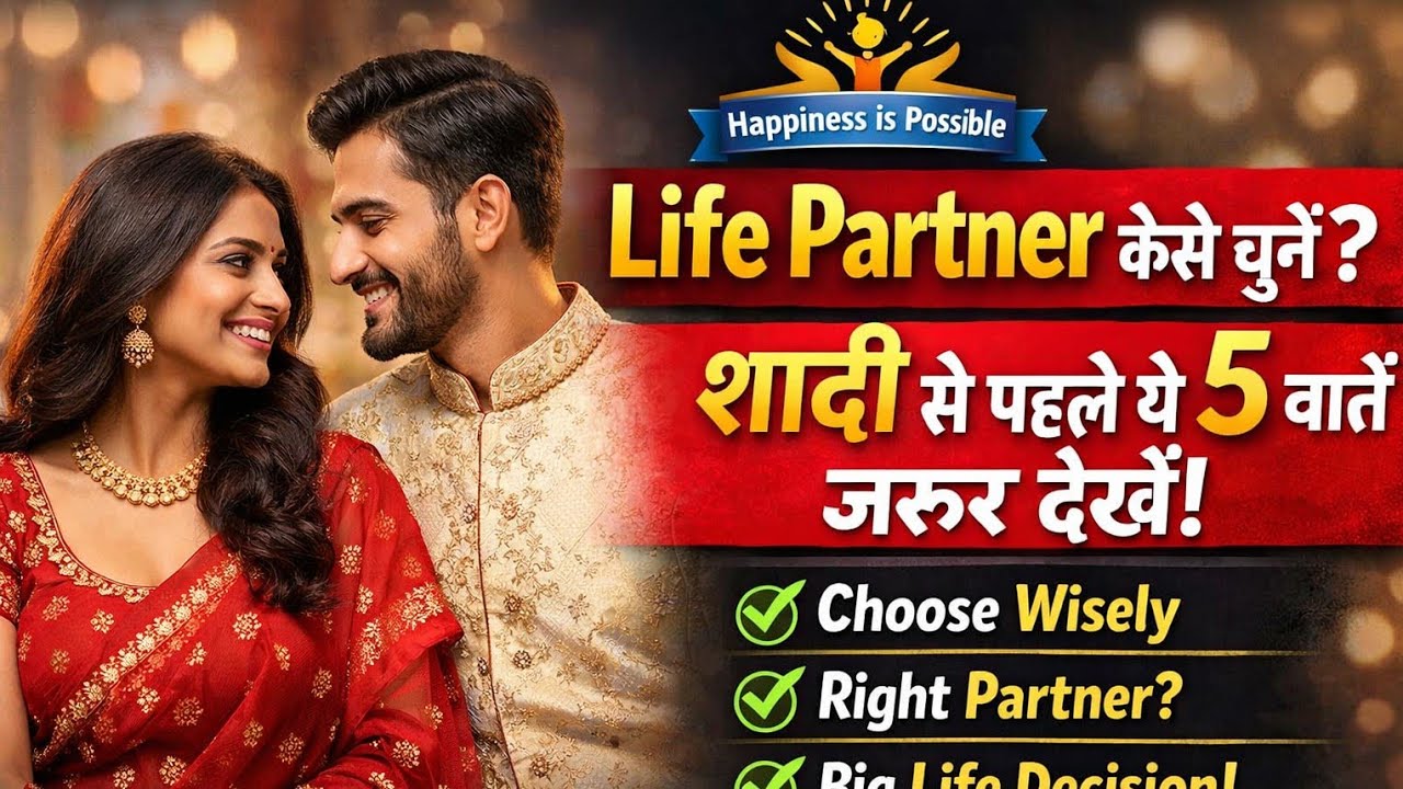 90% लोग Life Partner चुनते समय ये गलती करते हैं | शादी से पहले जरूर देखें 