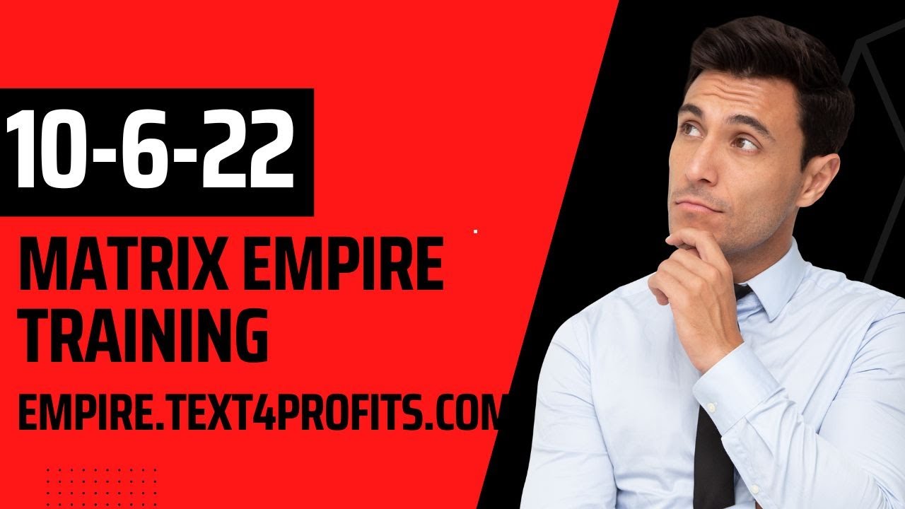 Text ALN 10 7 22 Review and Bonus - Matrix Empire and Text ALN 3x10 review and Bonus