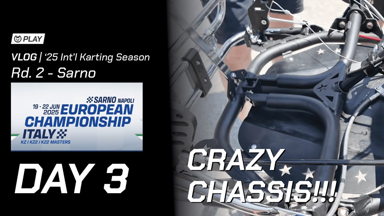 VLOG - Day 3 - FIA Karting European Championship KZ-KZ2 2025 - Rd 2 - KZ2 Masters - rd1 – Sarno