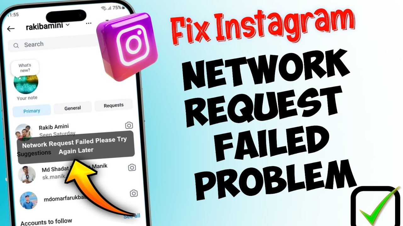 Instagram Network Request Failed Please Try Again Later | Fix NetworkRequest Failed Instagram