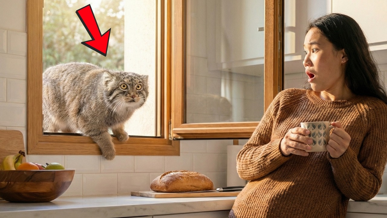 I Fed a Starving Wild Pallas's Cat Through My Window - Now He Lives Here