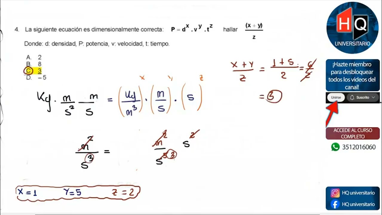 Resolucion Examen Final 2025 | Tema A | Fisica | Ingreso a Medicina   UNCuyo